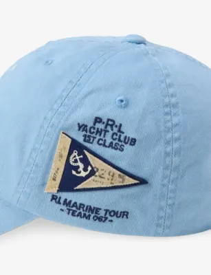 POLO RALPH LAUREN Logo-Embroidered Cotton Baseball Cap detail 2