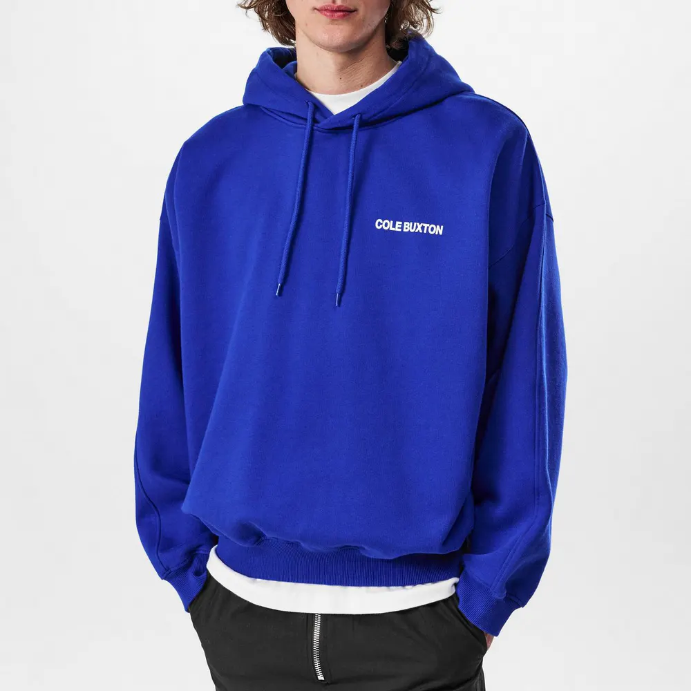 Cole Buxton Men's Logo Cotton Sportswear Hoodie detail 3