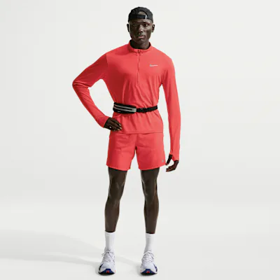 Nike Stride Men's Dri-FIT 18cm (approx.) Briefs-Lined Running Shorts - Light Crimson
