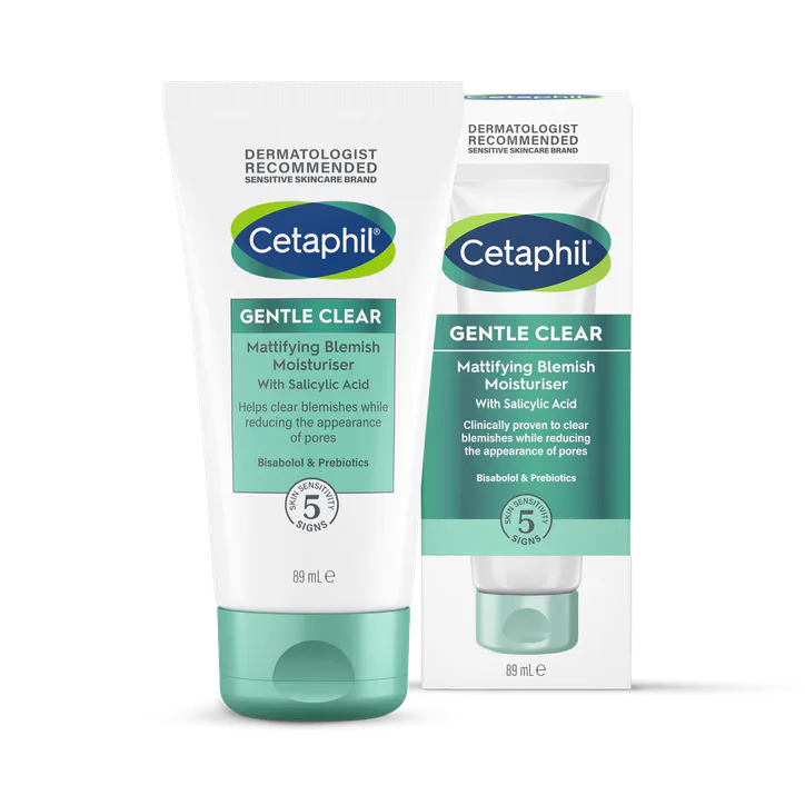 Cetaphil Gentle Clear Mattifying Blemish Face Moisturiser 89ml