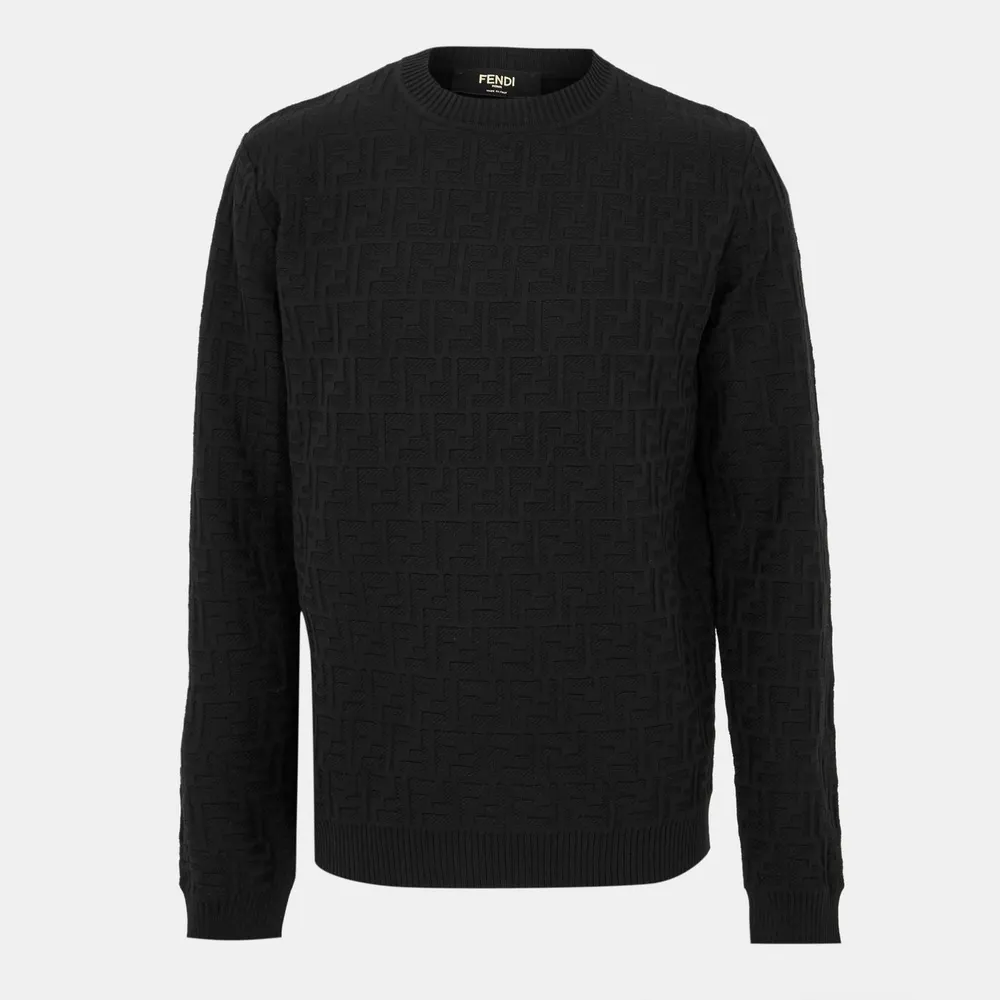 Fendi Men's Tailored Fit Crew Neck Jumper