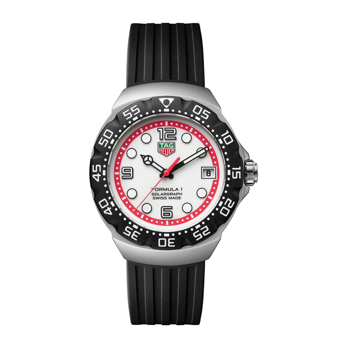 TAG Heuer Formula 1 Solargraph Limited Edition 38mm Mens Watch White