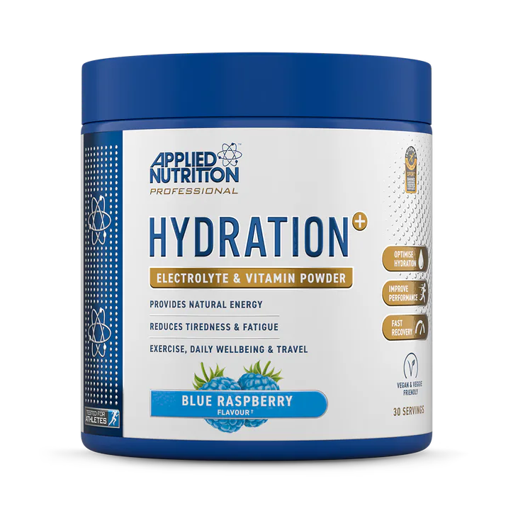 Applied Nutrition Hydration+ Powder Blue Raspberry 240g