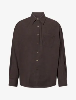 OUR LEGACY Borrowed Oversized Cotton-Blend Shirt