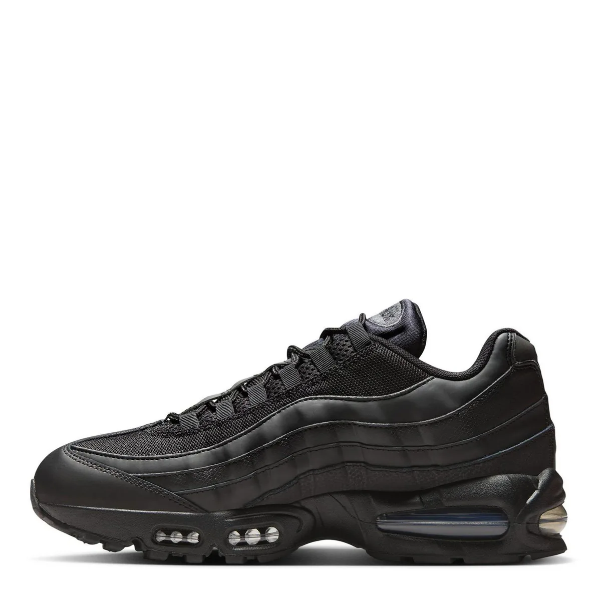 For Him Nike Men's Air Max 95 Big Bubble Trainers in Black/Anthr, additional product view 2