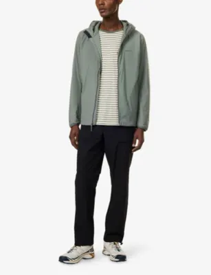 SALOMON Mountain Flex Woven Hooded Jacket in CASTOR GREY, additional product view 2