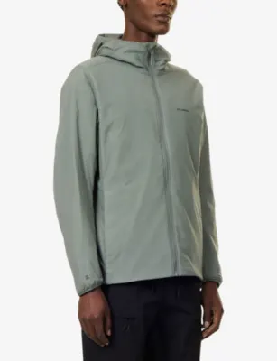 SALOMON Mountain Flex Woven Hooded Jacket in CASTOR GREY, additional product view 3