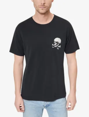 THE KOOPLES Skull Graphic-Print Cotton-Jersey T-Shirt detail 3