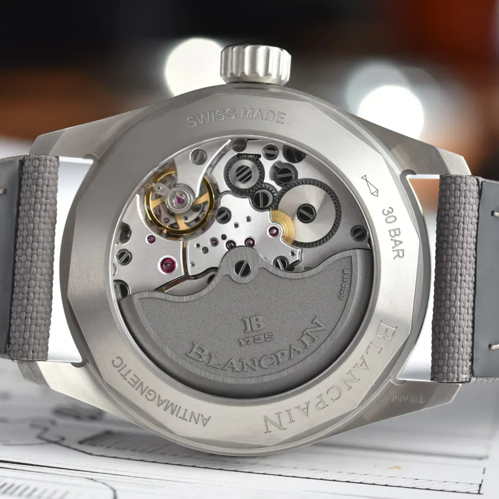 Blancpain Fifty Fathoms Bathyscaphe 43mm Mens Watch Grey detail 3