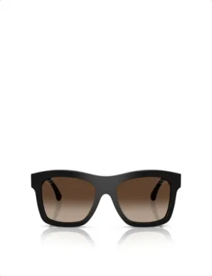 CHANEL CH5533 Polarised Square-Frame Acetate Sunglasses