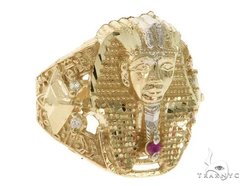 RINA - For Him FACTORY 10K Gold Pharaoh Ring 58448 in Rose Gold / 8.5 – Ring