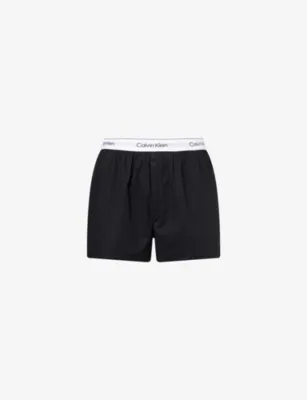 CALVIN KLEIN Icon Pack-Of-Three Slim-Fit Stretch-Cotton Boxer