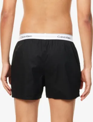 CALVIN KLEIN Icon Pack-Of-Three Slim-Fit Stretch-Cotton Boxer detail 3