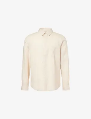 DEREK ROSE Monaco Long-Sleeve Linen Shirt