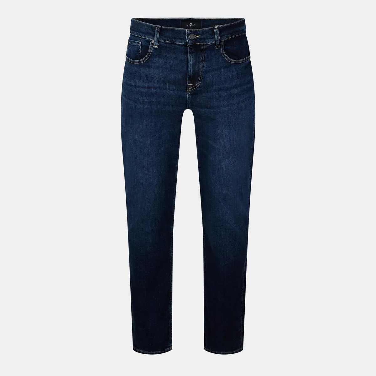 7 For All Mankind Men's Denim Mid Rise Straight Leg Jeans