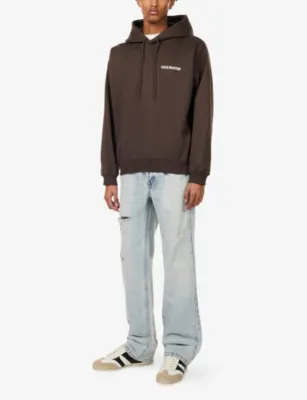 COLE BUXTON Sportswear Logo-Print Cotton-Jersey Hoody detail 2