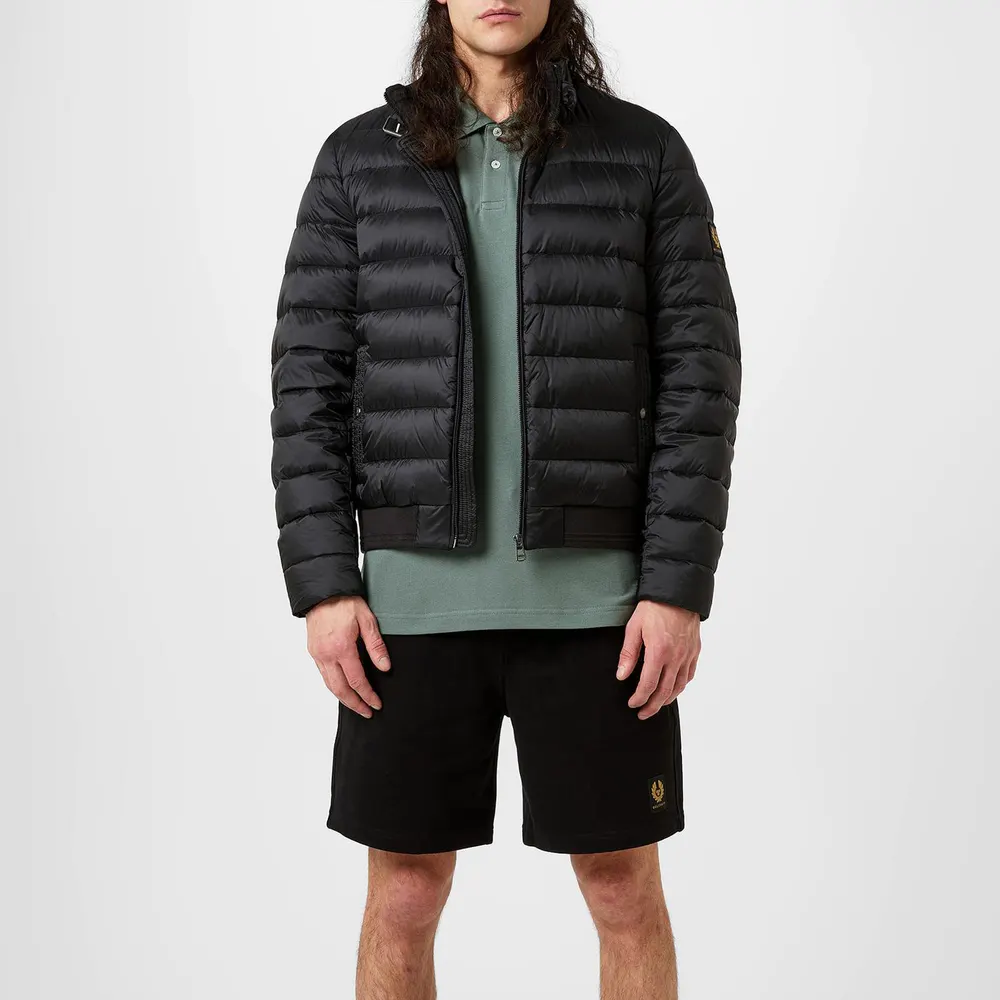Belstaff Men's Circuit Water Resistant Duck Down Short Puffer Jacket detail 3