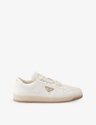 PRADA Downtown low-top leather trainers - NEUTRAL - EUR 45.5 / 11.5 UK MEN detail 2
