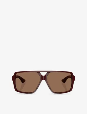 OLIVER PEOPLES OV5520SU 1977C Rectangle-Frame Acetate Sunglasses