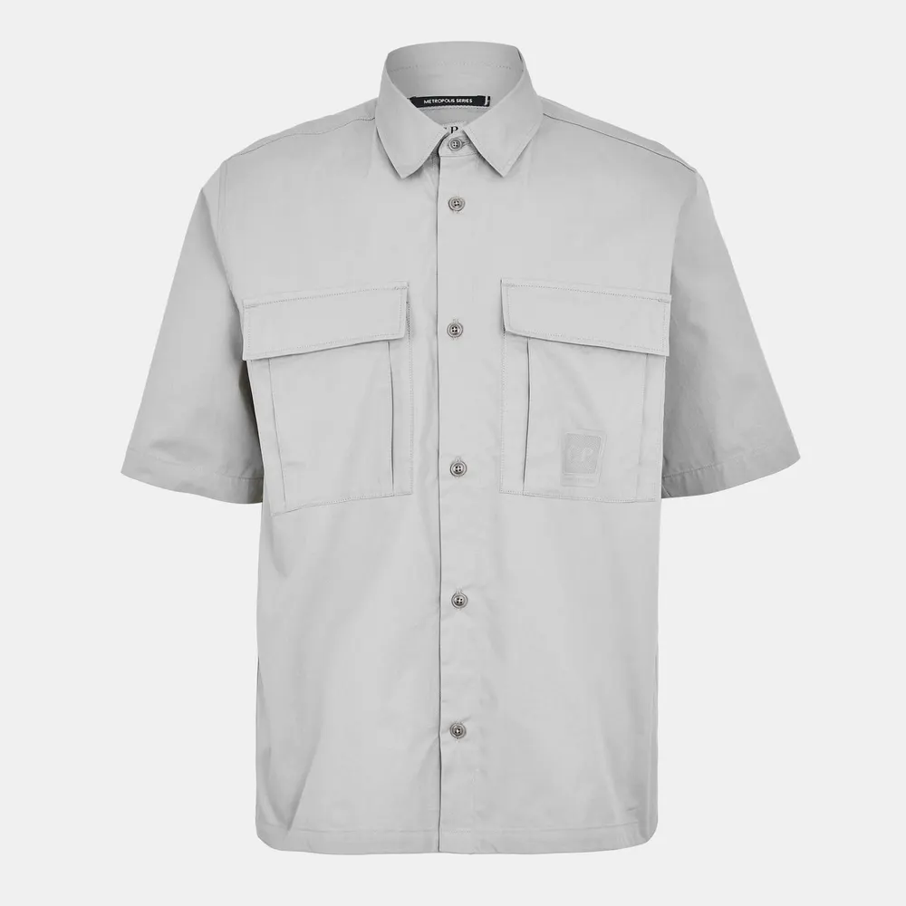 CP Company Metropolis Men's Short Sleeve Plain Shirt