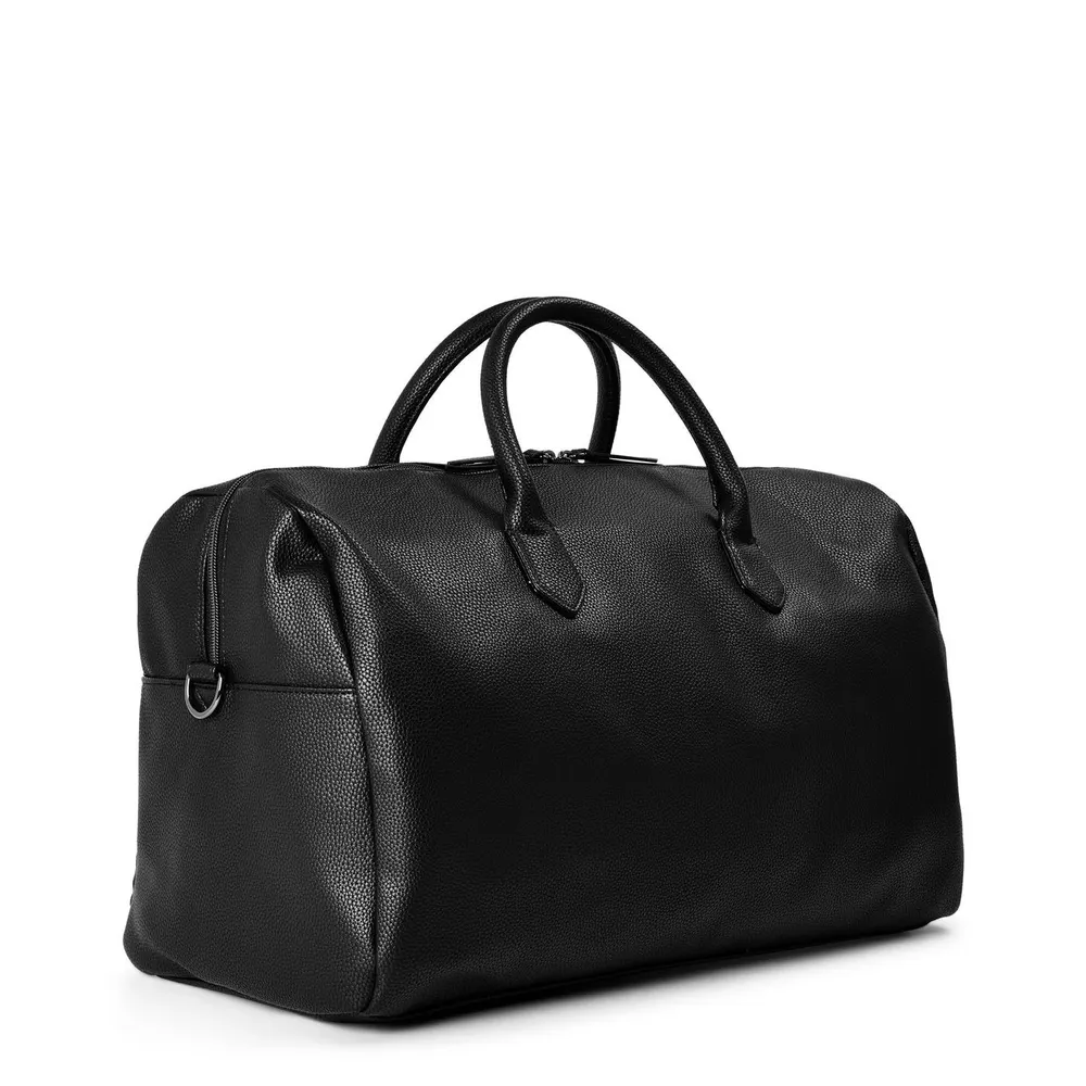 Ted Baker Men's Faux Leather Holdall in Black, additional product view 2