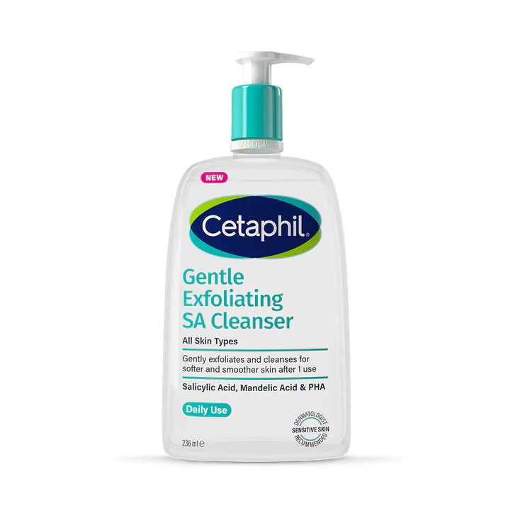 Cetaphil Gentle Exfoliating Salicylic Acid Cleanser, For Face & Body, 236ml