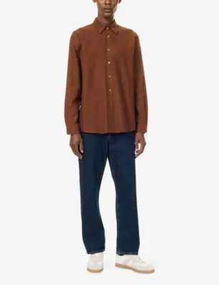 PS BY PAUL SMITH Regular-Fit Brushed-Cotton Shirt detail 2