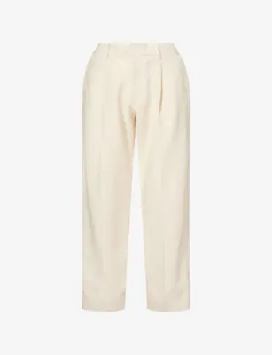 NN07 Kay Straight-Leg Linen Trousers - 30R