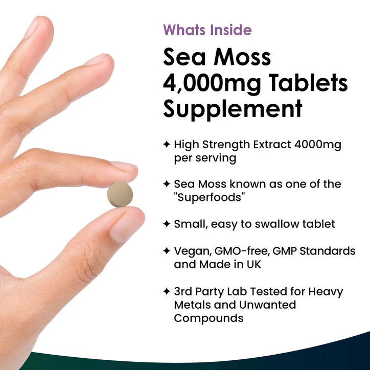 New Leaf Products Sea Moss Tablets 365s, additional product view 3