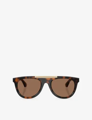 BURBERRY BE4452U Pilot-Frame Injected Sunglasses
