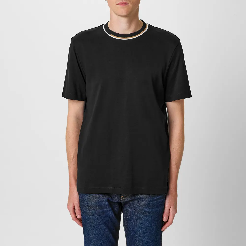 Boss Men's Thompson Cotton Crew Neck Short Sleeve T-Shirt detail 2