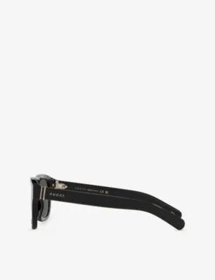 GUCCI GG1509S Round-Frame Acetate Sunglasses detail 3