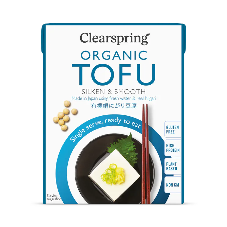 Clearspring Organic Japanese Silken Tofu 200g – Food & Drink > Food Cupboard > Meat-Free Alternatives