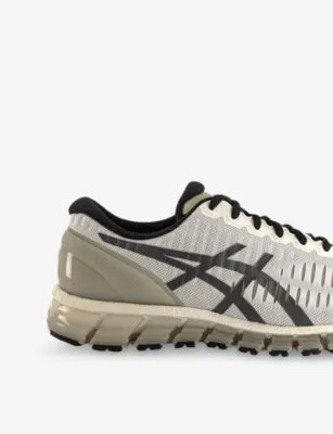 ASICS Gel-Quantum 360 Mesh and Suede Trainers - EUR 41.5 / 7.5 UK MEN in SMOKE GREY, additional product view 2