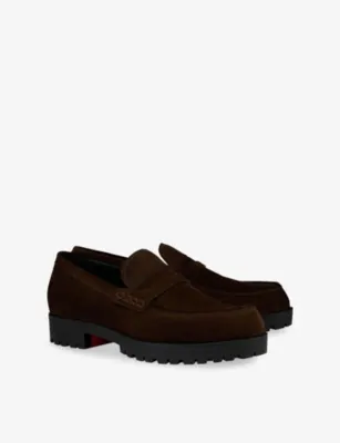 CHRISTIAN LOUBOUTIN Cavavin Suede Derby Shoes - EUR 45 / 11 UK MEN in COSME, additional product view 3