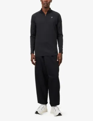 GYMSHARK Performance 1/4 Zip Stretch-Jersey Top detail 2