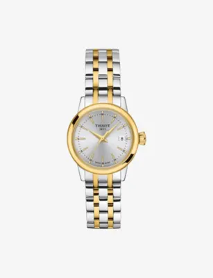 TISSOT T129.210.22.031.00 Classic Dream Lady Stainless-Steel and PVD-Coated Stainless-Steel Quartz Watch