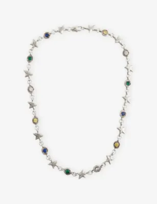 TWOJEYS Squadra Sterling-Silver Plated Brass Necklace