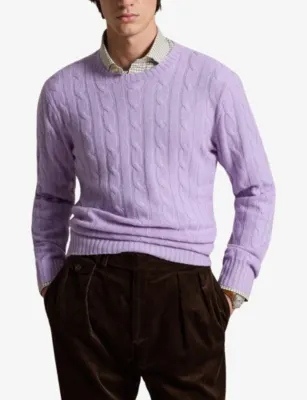 POLO RALPH LAUREN Cashmere Cable-Knit Jumper detail 3