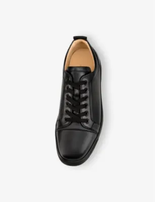 CHRISTIAN LOUBOUTIN Louis Junior Leather Low-Top Trainers - 5 detail 2