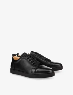 CHRISTIAN LOUBOUTIN Louis Junior Leather Low-Top Trainers - 5 detail 3