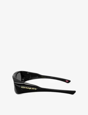 OAKLEY OO9520 Permian Rectangle-Frame Nylon Sunglasses detail 3