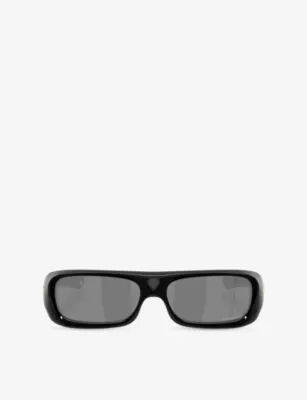 OAKLEY OO9520 Permian Rectangle-Frame Nylon Sunglasses