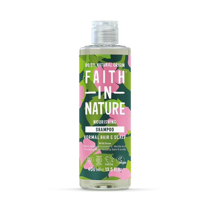 Faith in Nature Shampoo for Normal Hair Wild Rose 400ml