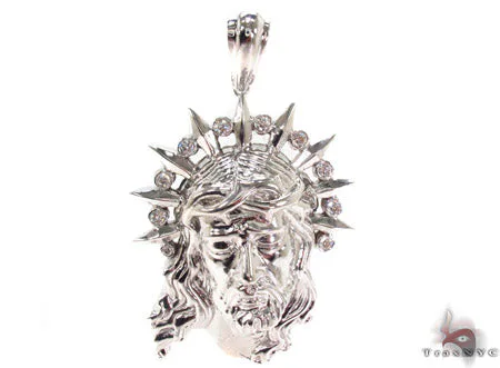 RINA - For Him FACTORY Diamond Jesus Pendant 33422 in Rose Gold – Pendant