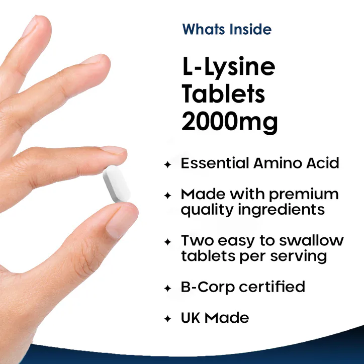 New Leaf Products L-Lysine 120 Tablets detail 2