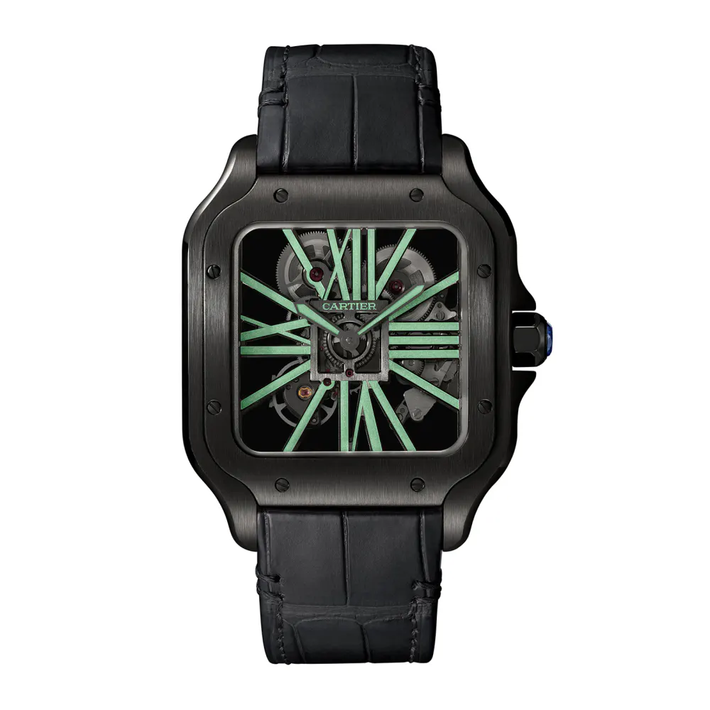 Cartier Santos De Cartier Skeleton Watch detail 2