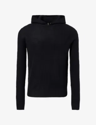 RICK OWENS Relaxed-Fit Hooded Cashmere-Blend Jumper