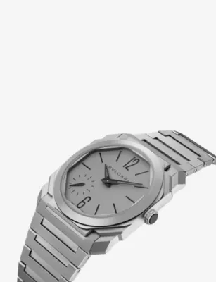 BVLGARI Octo Finissimo Titanium Automatic Watch in GREY, additional product view 3