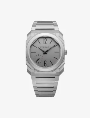 BVLGARI Octo Finissimo Titanium Automatic Watch in GREY – Jewellery & Watches | Mens luxury watches